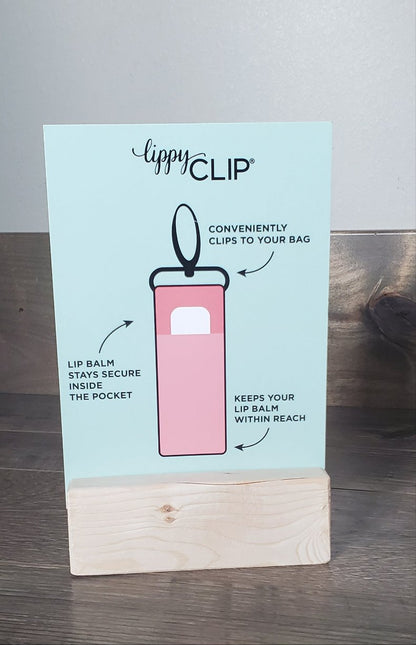 Chapstick Holder Keychain - Rainbow