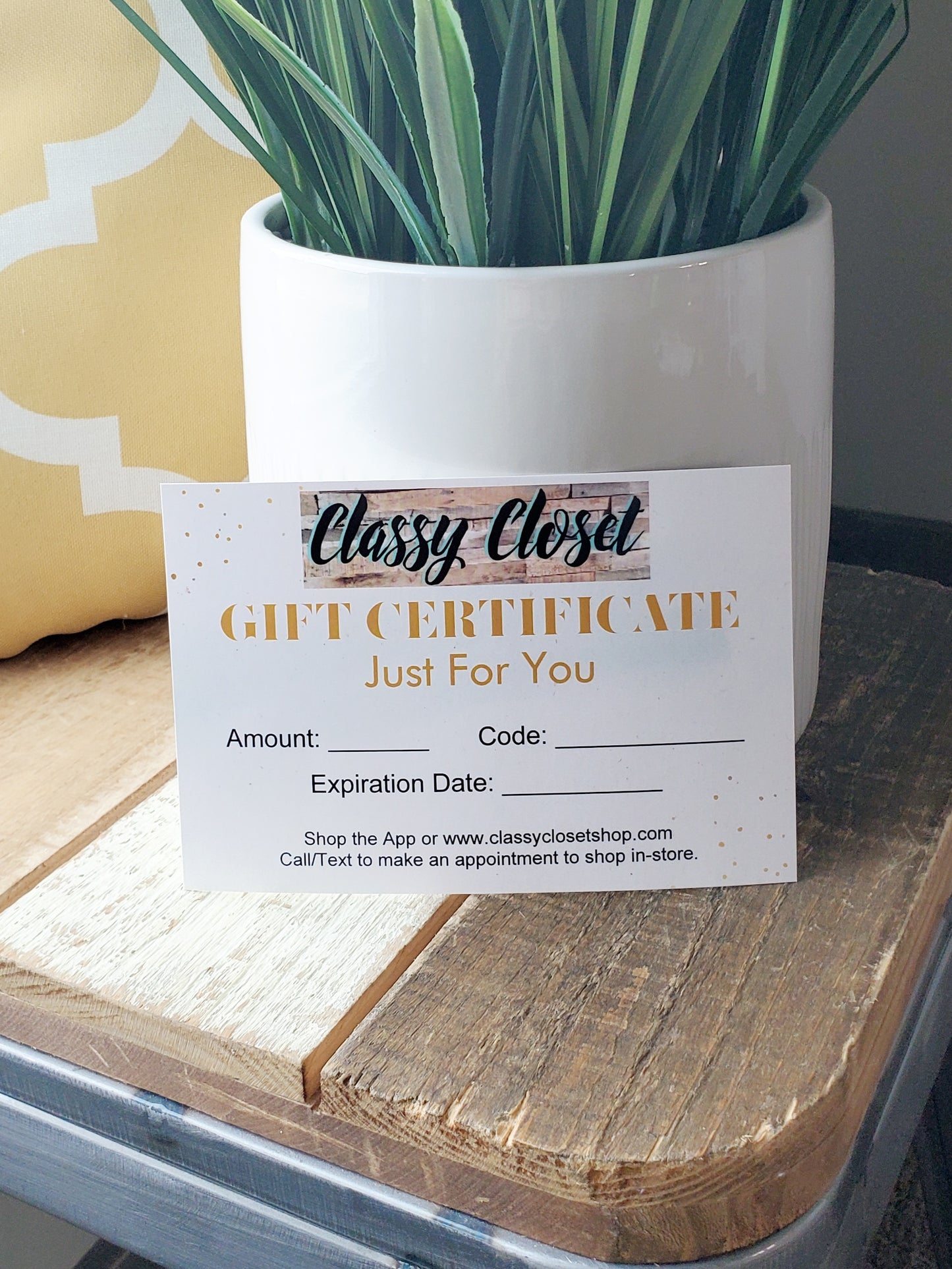 Gift Card - Classy Closet Shop