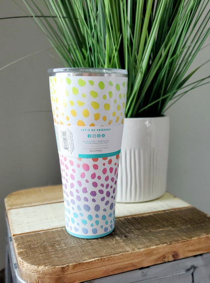 Wild Child Shimmer 32oz. Swig Tumbler, Cute Tumblers for Girls, Summer Insulated Tumblers for Hot or Cold and Dishwasher Safe at Classy Closet