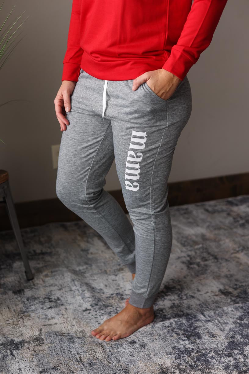 Grey Jogger Sweatpants for Mom Cute, Comfy Outfits at Classy Closet Boutique Near Me