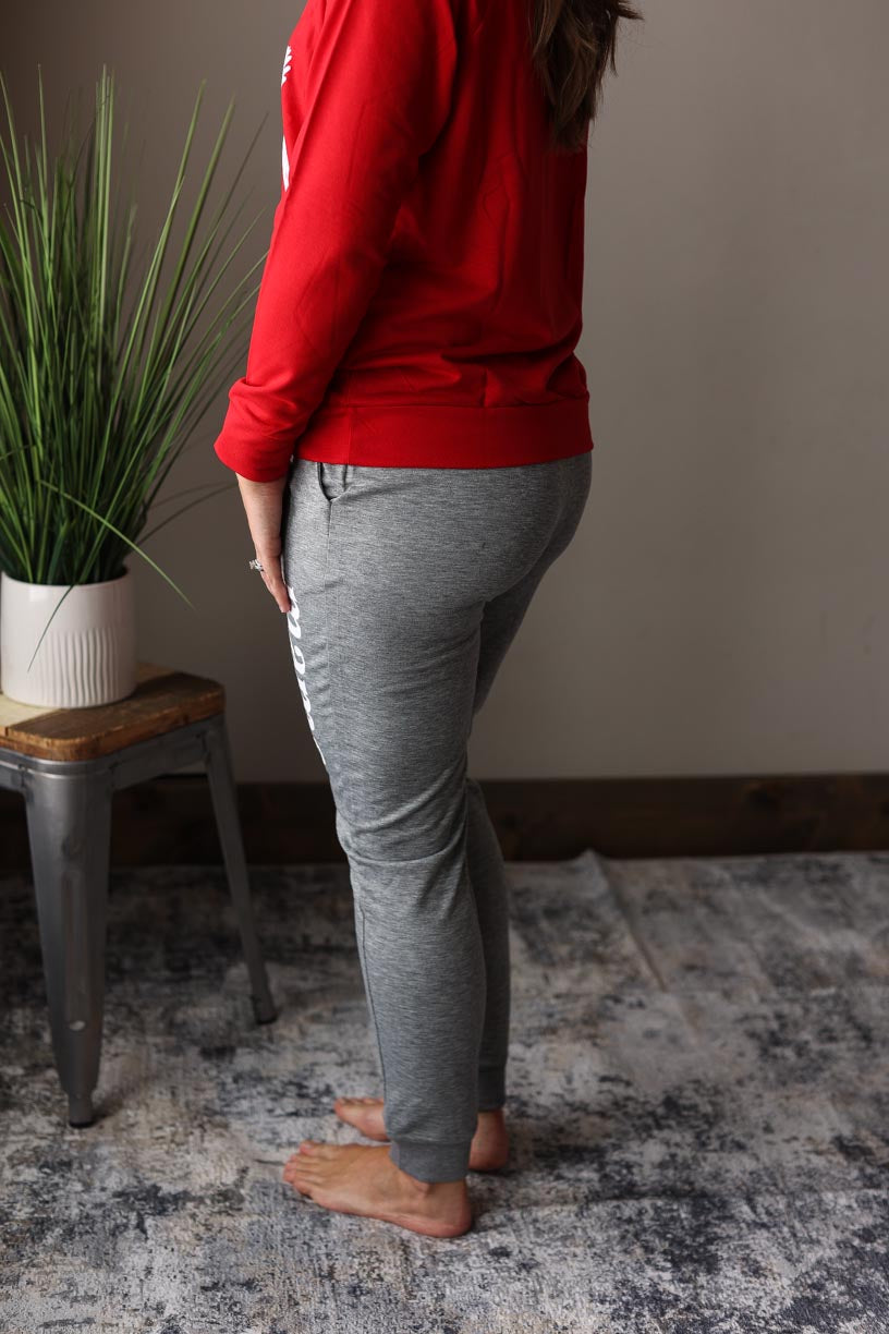 Grey Jogger Sweatpants for Mom Cute, Comfy Outfits at Classy Closet Boutique Near Me