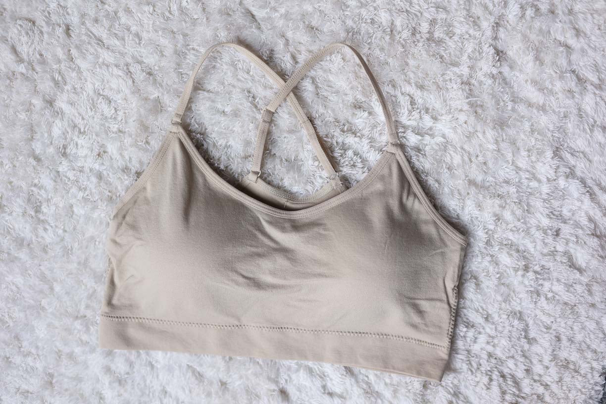 TAUPE SCOOP NECK BRALETTE WITH ADJUSTABLE STRAPS CLASSY CLOSET ONLINE BOUTIQUE NEAR ME FOR WOMEN'S MODEST FEMININE FASHION