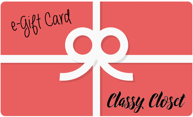 Gift Card - Classy Closet Shop